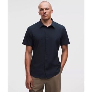 Lululemon Airing Easy Short-Sleeve Shirt Men's XXL True Navy NWT